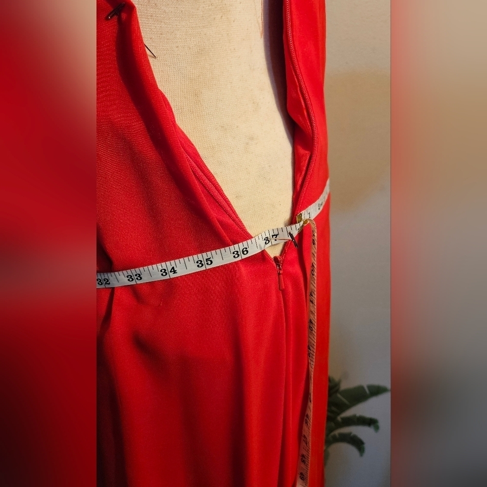 Source Unknown Strapless Red Dress - Picture 3 of 6